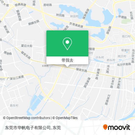 东莞市华帆电子有限公司地图