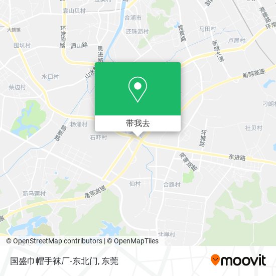 国盛巾帽手袜厂-东北门地图