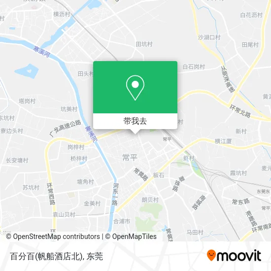 百分百(帆船酒店北)地图