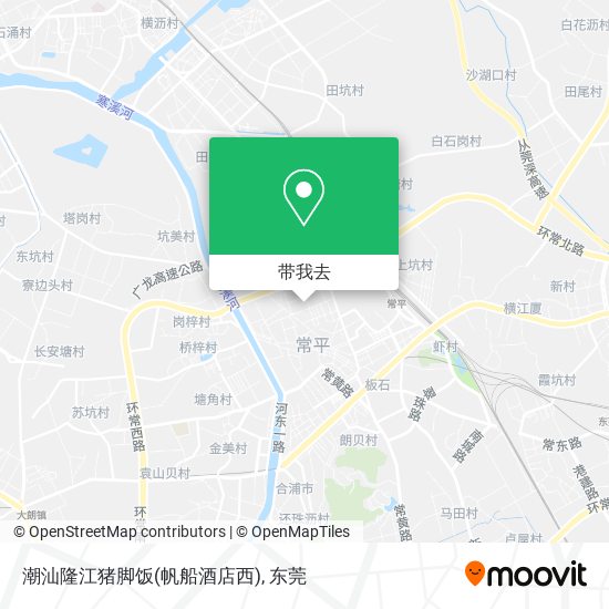 潮汕隆江猪脚饭(帆船酒店西)地图