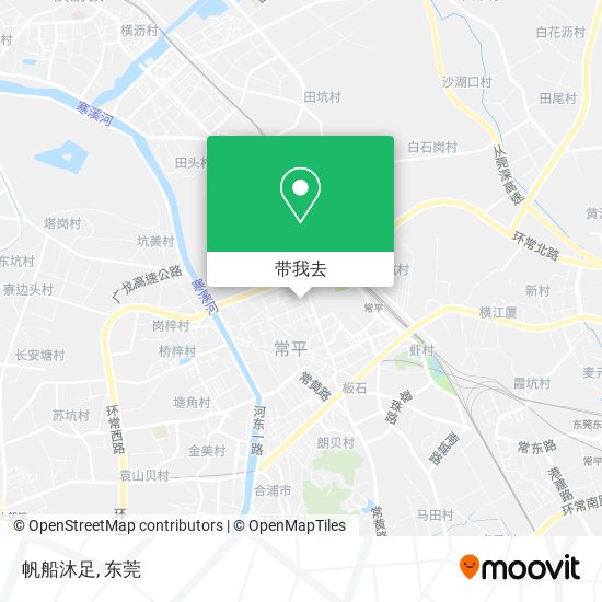 帆船沐足地图