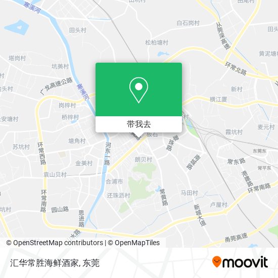 汇华常胜海鲜酒家地图