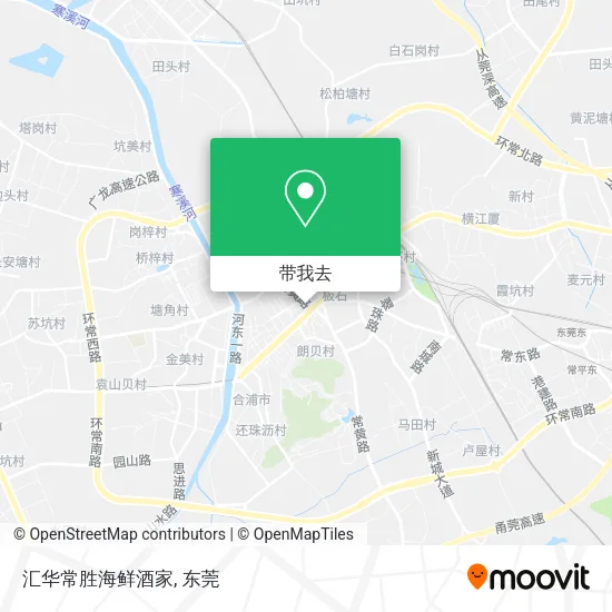汇华常胜海鲜酒家地图
