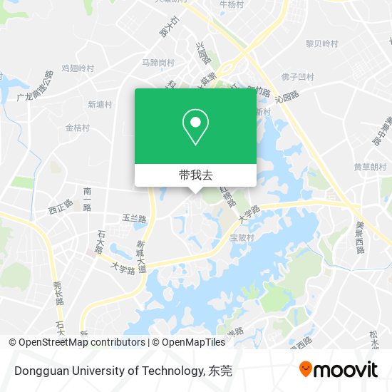 Dongguan University of Technology地图