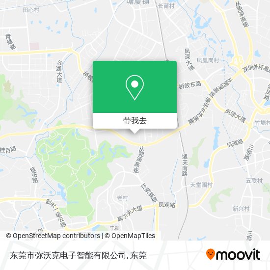 东莞市弥沃克电子智能有限公司地图