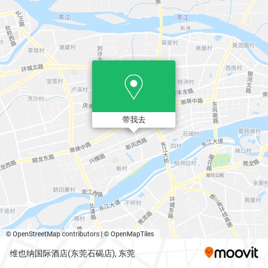 维也纳国际酒店(东莞石碣店)地图