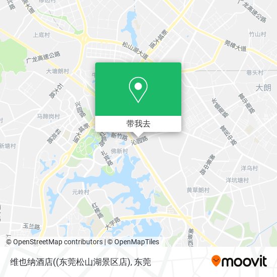 维也纳酒店((东莞松山湖景区店)地图