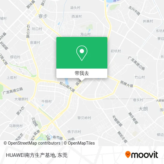 HUAWEI南方生产基地地图