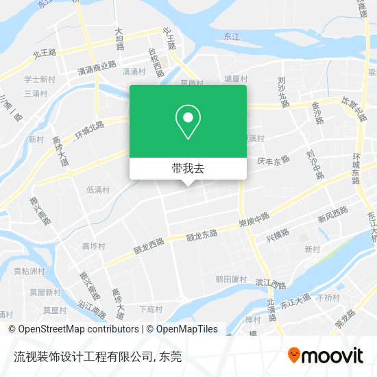 流视装饰设计工程有限公司地图