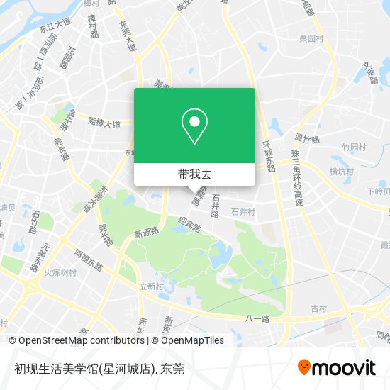初现生活美学馆(星河城店)地图