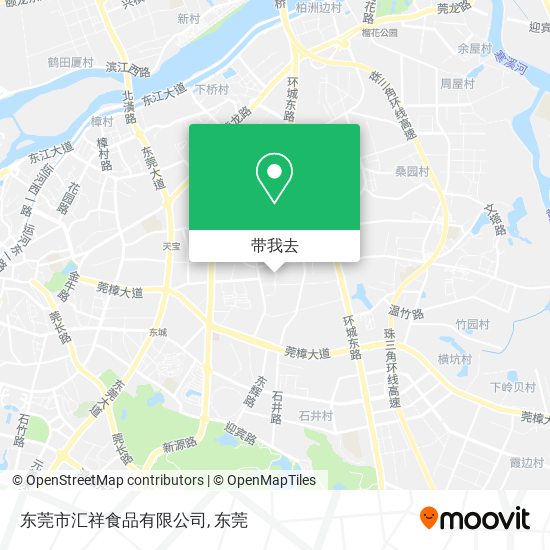 东莞市汇祥食品有限公司地图