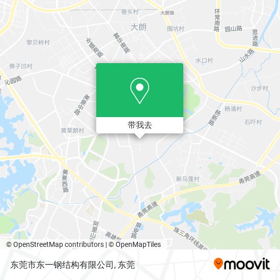 东莞市东一钢结构有限公司地图
