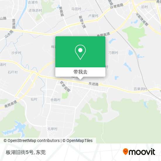 板湖旧街5号地图