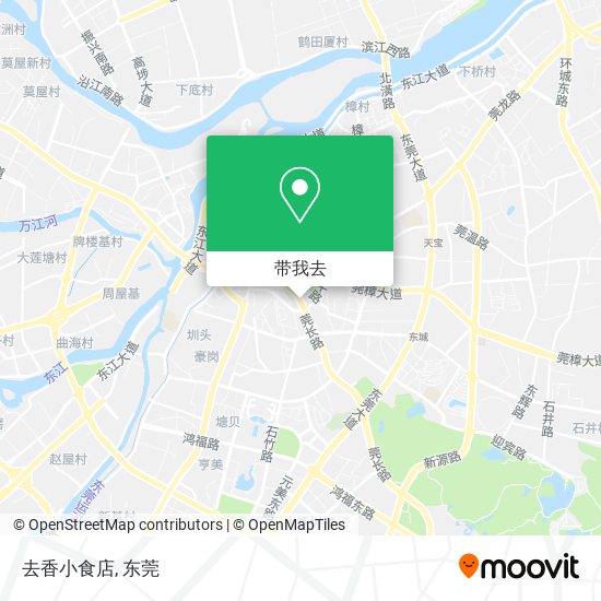 去香小食店地图