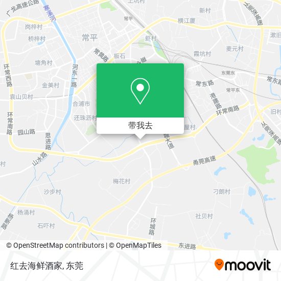 红去海鲜酒家地图