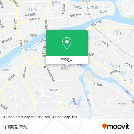 门前路地图
