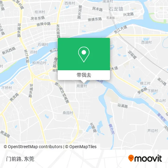 门前路地图