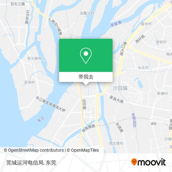 莞城运河电信局地图
