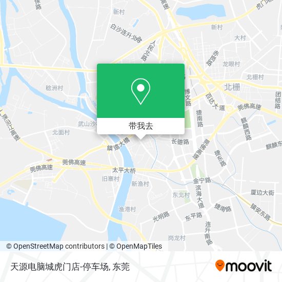 天源电脑城虎门店-停车场地图