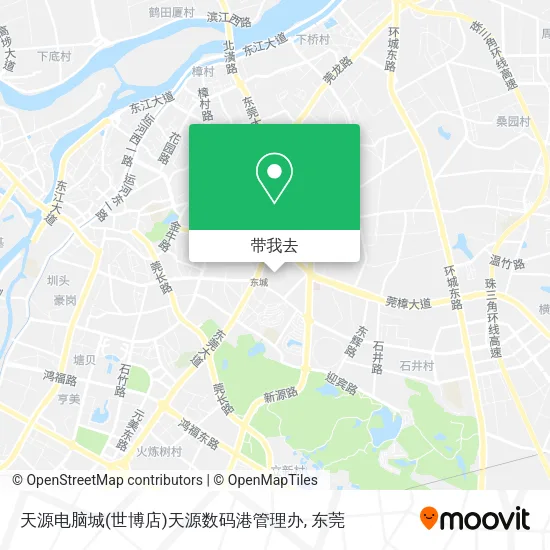 天源电脑城(世博店)天源数码港管理办地图