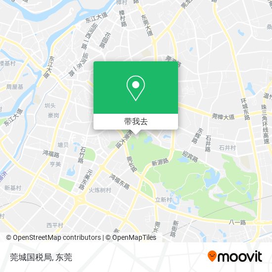 莞城国税局地图