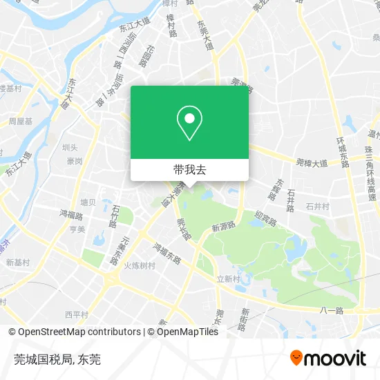 莞城国税局地图
