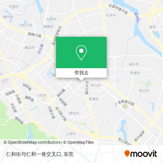 仁和街与仁和一巷交叉口地图