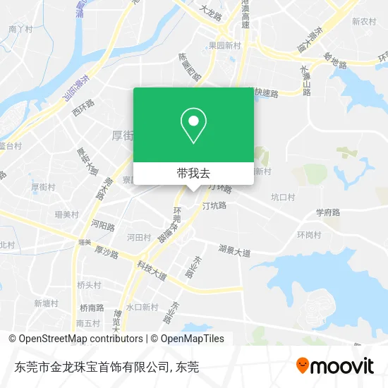 东莞市金龙珠宝首饰有限公司地图