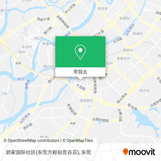 碧家国际社区(东莞方程创意谷店)地图