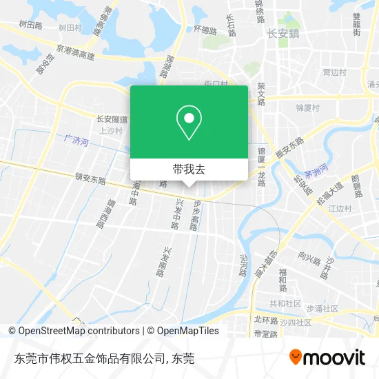 东莞市伟权五金饰品有限公司地图