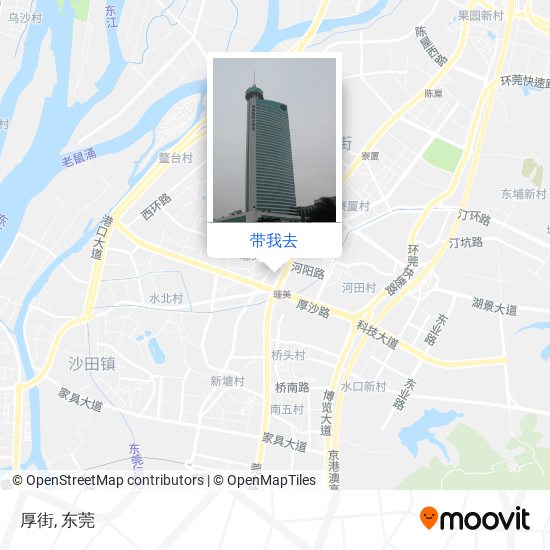 厚街地图