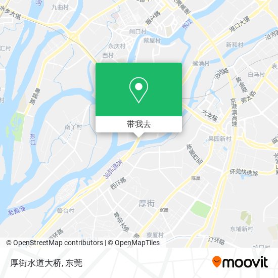 厚街水道大桥地图
