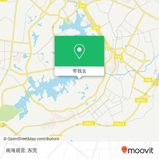 南海观音地图