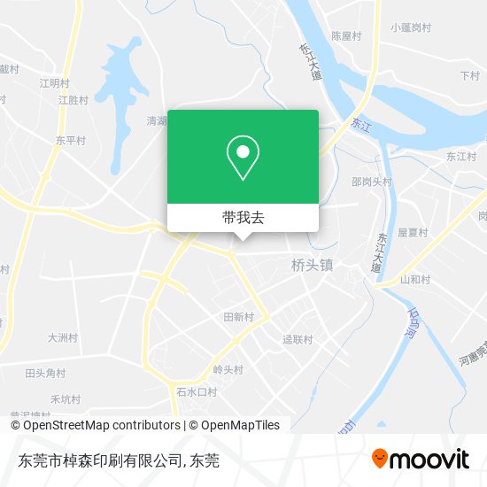 东莞市棹森印刷有限公司地图