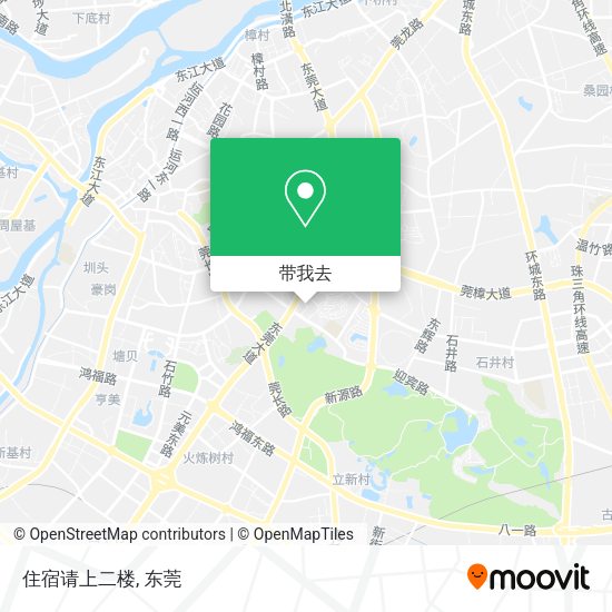 住宿请上二楼地图