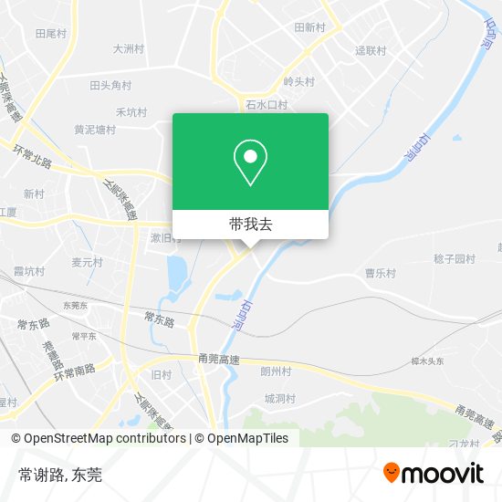 常谢路地图