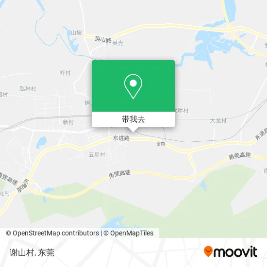 谢山村地图