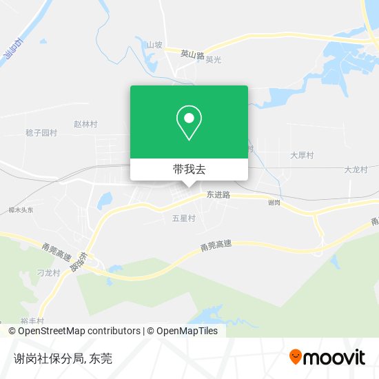 谢岗社保分局地图