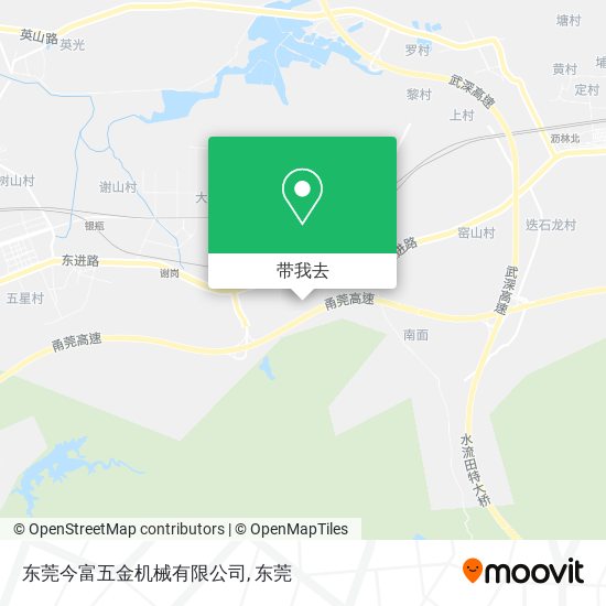 东莞今富五金机械有限公司地图