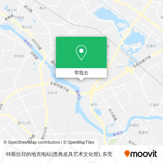特斯拉目的地充电站(恩典皮具艺术文化馆)地图