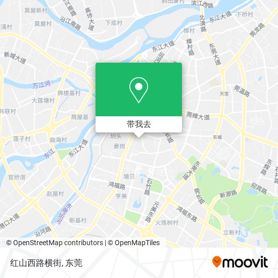 红山西路横街地图