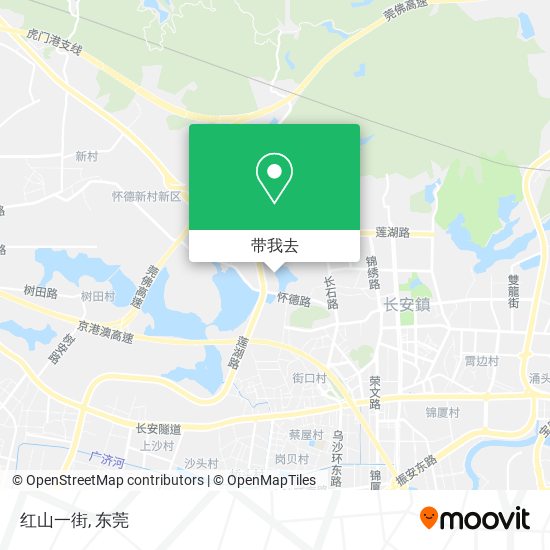 红山一街地图