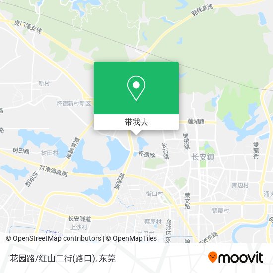 花园路/红山二街(路口)地图