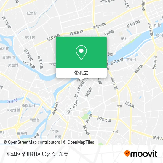 东城区梨川社区居委会地图