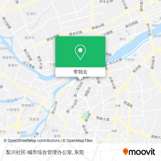梨川社区-城市综合管理办公室地图