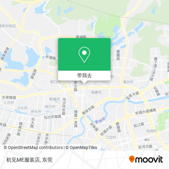 初见ME服装店地图