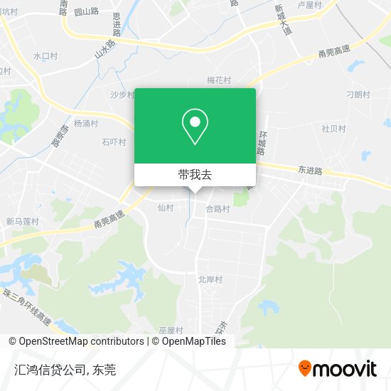 汇鸿信贷公司地图