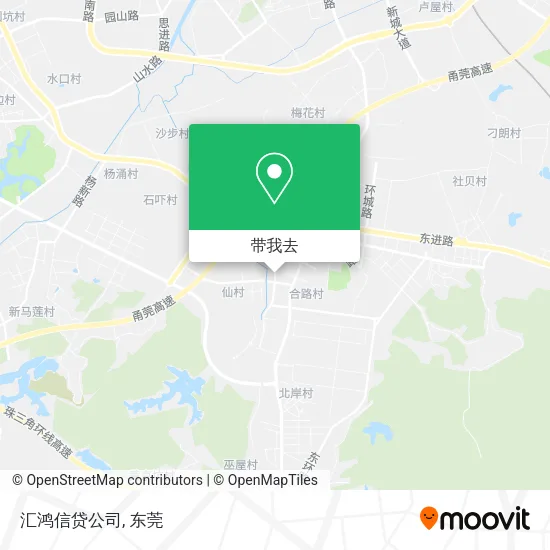 汇鸿信贷公司地图