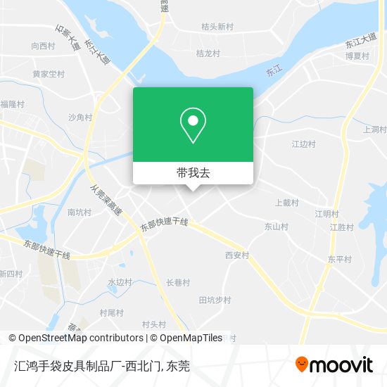 汇鸿手袋皮具制品厂-西北门地图