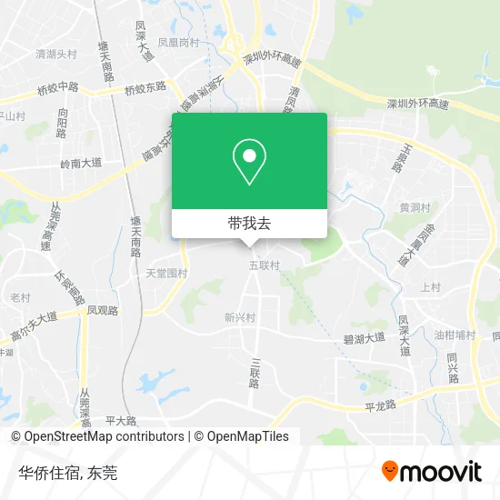 华侨住宿地图